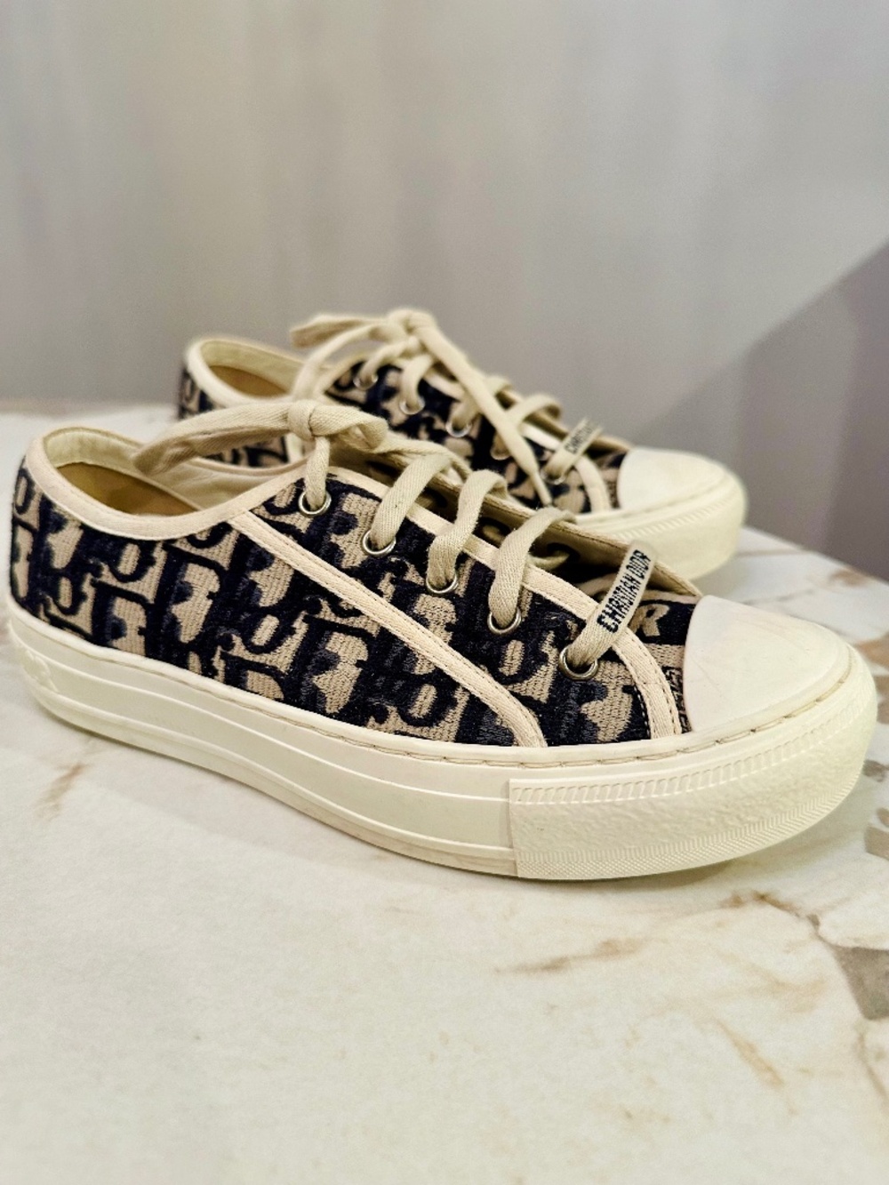 Christian Dior Walk'n'Dior Sneakers Women's Size: 7 | IT 37